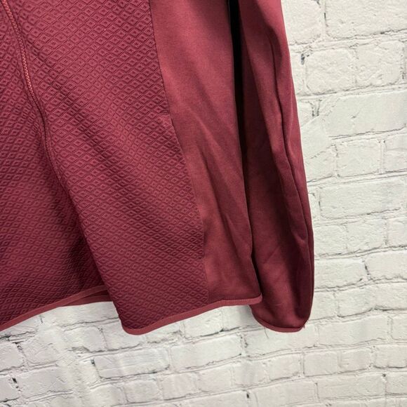 Columbia Womens Zip Up Fleece Jacket Burgundy Size Large - Picture 4 of 9